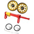 thumbnail image 1 of 1 Set Easy Wheels Extension Bar for Brompton Folding Bike Aluminium Alloy Rear Cargo Rack Folding Bicycle Telescopic Rod Repair Tools Black, 1 of 8