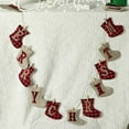 thumbnail image 7 of Christmas Socks Flag Pulling Advent Calendar, 14 Day Countdown Socks for Christmas Decor, Holiday Stocking Stuffers for Family, Youth Christmas Countdown Calendar for Fireplace Mantel Akmoler, 7 of 7