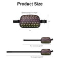 thumbnail image 4 of Adorable Dog Print Waist Bag – Waterproof Fanny Pack with Paw and Bone Pattern – Adjustable Belt Bag for Running, Travel, and Outdoor Sports for Dog Lovers, 4 of 4