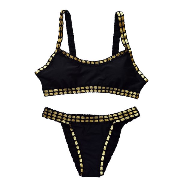 WILLBEST Traje de Baño de Manga Larga Para Mujer, Conjunto de Tankini Para Playa, Traje de Baño de Punto, Traje de Baño Separado de Verano Con Sombrero A Juego, Traje de Baño Informal