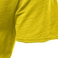 thumbnail image 4 of MNCEKFOD T Shirts for Mens Casual V Neck Tshirts Loose Fit Comfortable Stretchy Pure Color For Daily Wear Classic Fit Mens Tee Shirt Yellow XXXXXL, 4 of 4