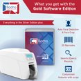thumbnail image 7 of Magicard 300 ID Card Printer, Dual-Sided | Prints Plastic ID Cards and Badges w/ HoloKote | Complete Package Includes Dye Film Ribbon, PVC Cards, Gold Edition Bodno Software, Webcam, 7 of 7