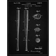 thumbnail image 2 of Art.com PP89-Vintage Black Vintage Baseball Bat 1939 Patent Poster Stretched Canvas Print Wall Art by Cole Borders, 18" x 24", 2 of 4