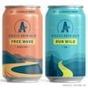 Craft Non-Alcoholic Beer - Mix 12-Pack - Run Wild IPA And Free Wave Hazy IPA - Low-Calorie, Award Winning - All Natural Ingredients For Great Tasting Drink - 12 Fl Oz Cans