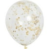 (3 pack) (3 Pack) Latex Confetti Balloons, 12 in, Gold, 6ct