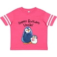 thumbnail image 3 of Inktastic Happy Birthday, Uncle- Cute Penguins Boys or Girls Toddler T-Shirt, 3 of 5
