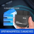 thumbnail image 2 of Bluetooth OBD2 Scanner Tool, Wireless Car Diagnostic Reader, Engine Fault Code Detector, Real Time Data Monitor, Android IOS Vehicle Scanner, Automotive Check Engine Analyzer, 2 of 6