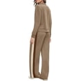 thumbnail image 5 of Women 2 Piece Outfits Airport Travel Vacation Sweatsuits Wide Leg Pants Lounge Set 2025 Fashion Clothes, 5 of 10