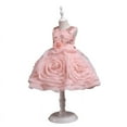 thumbnail image 2 of Girls' Dress Princess Dress Flower Fluffy Dress Tank Top Trail Piano Performance Dress, 2 of 6