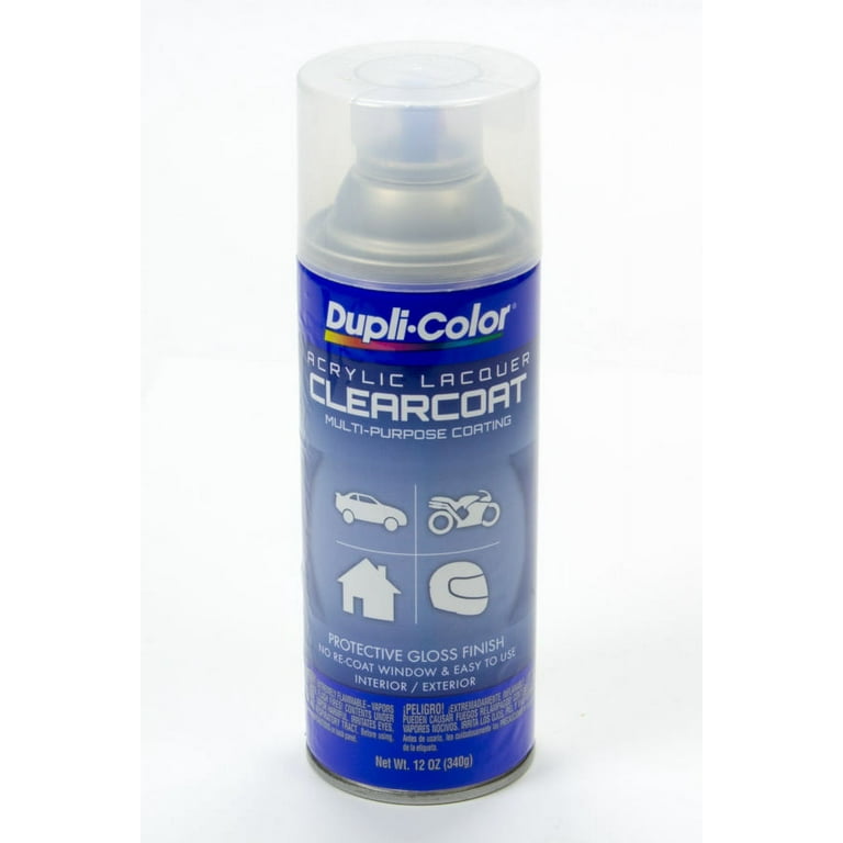 Spray Clear Coat 12 Fl Oz, Lacquers, Paints, Chemical Product