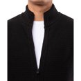 thumbnail image 4 of X RAY JEANS Mens Full-Zip High Neck Sweater Jacket, Black, 3XL, 4 of 5