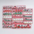 thumbnail image 3 of Adornos navideños de tren pequeño, regalos navideños para niños, adornos para ventanas y escritorios, pequeños regalos de madera, 3 of 5