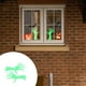 thumbnail image 5 of Decoración de Halloween oscura para ventanas, paredes, puertas, jardín colgante, iluminación mejorada para interiores y exteriores con ojos de fantasma, 5 of 6