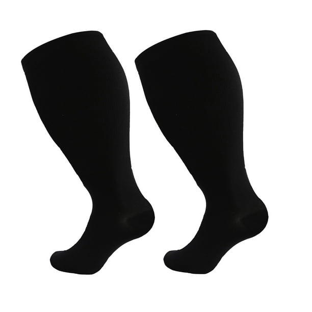 Medias De Compresión Para Pantorrillas Anchas Para Mujeres Y Hombres Circulación Medias De Compresión Hasta La Rodilla Para Tallas Grandes