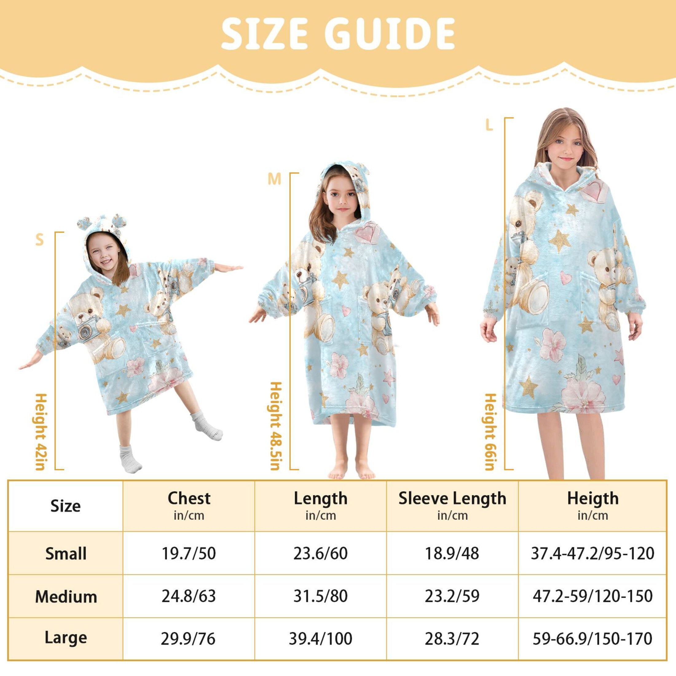 YAZAOO Kids Wearable Blanket Hoodie Warm and Cozy 0_3 (74) Flannel Sweatshirt