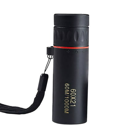 Slhljlin Telescope 60X21 Monocular Zoom Binoculars With Smartphone Mount High Contrast And Resolution Suitable For Bird Watching Hunting Concerts Hiking And Camping (Black )