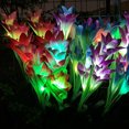 thumbnail image 4 of Garden Stake Light Creative Lily Flower 4 LEDs Stake Light Landscape Light, 4 of 10