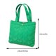thumbnail image 2 of Bolso de hombro informal para mujer bolso de compras de gran capacidad de Color sólido para mujer, 2 of 8