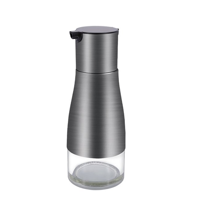 CAROOTU 320ml Drip-Free Stainless Steel Oil Dispenser Oil Control Seasoning Bottle for Kitchen