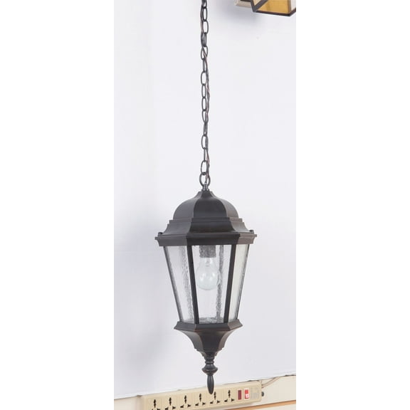 Z2911-OBG Craftmade Lighting Chadwick - 1 Light Outdoor Pendant In Traditional Style-19.78 Inches Tall and 9.41 Inches Wide-Oiled Bronze Gilded Finish
