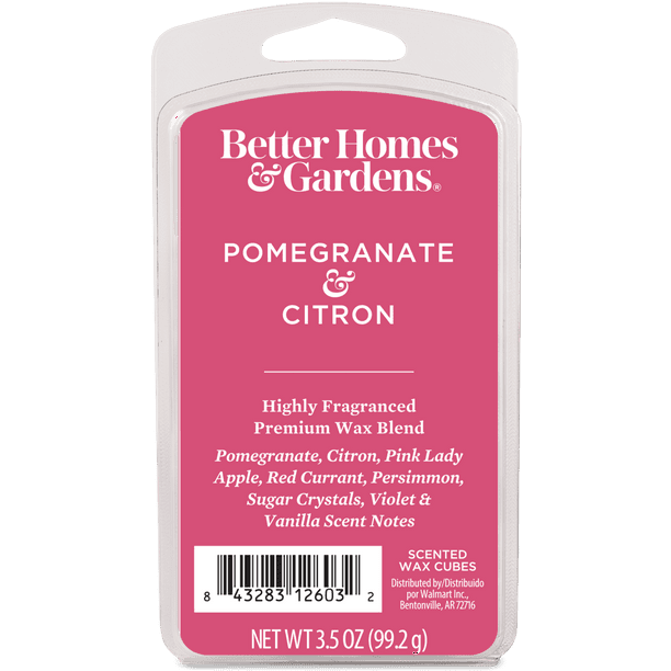 Better Homes & Gardens Pomegranate & Citron Fragrance Cubes Walmart