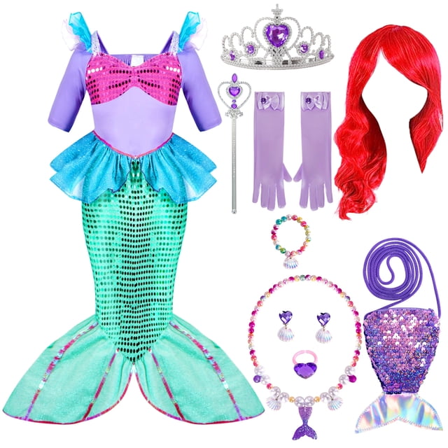 Disfraz de Spooktacular Creations: Sirenita para niña de 12 a 14 años