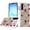 Hotpink, variant on For Samsung A17 5G Case Full Bling Hearts 3D Jewel Ornaments + Tempered Glass