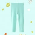 thumbnail image 2 of Karoyedx Girls Pants Girls Leggings Ankle Length, Comfortable Leggings for Girls. Cotton Footless Tights Softness and Breathability Mint Green Size,C, 2 of 5
