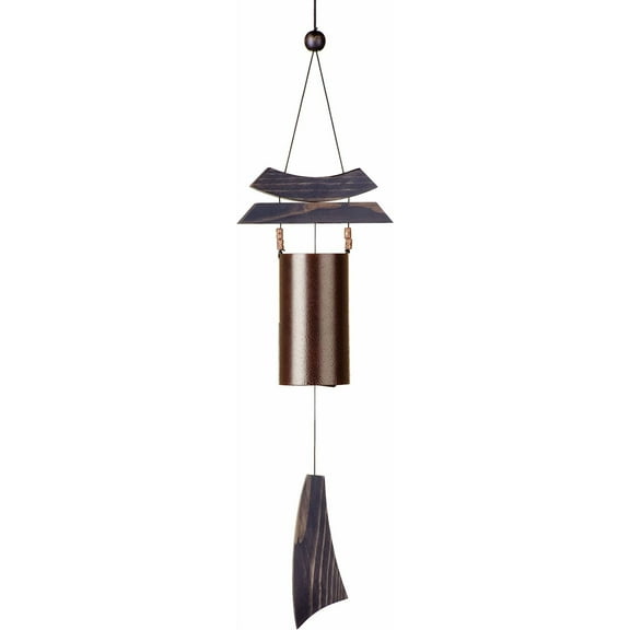 Woodstock Chimes Signature Collection, Dharma Cowbell, 28'' Wind Bells for Outdoor, Patio, Home or Garden Décor (DB)
