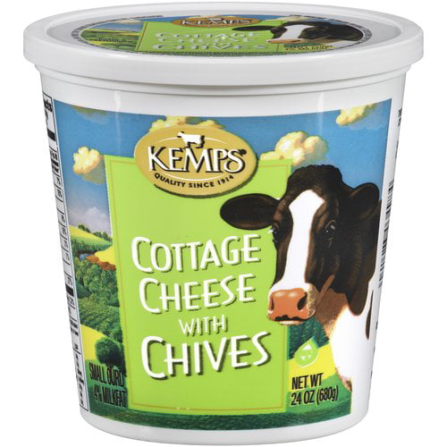 Kemps Cottage Cheese With Chives 24 Oz Walmart Com
