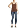 thumbnail image 3 of No Boundaries Ribbed Cami Top, 5-Pack, Women's XXS-XXL, 3 of 5