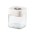 thumbnail image 2 of Frasco hermético para alimentos, frasco de vidrio con tapa, recipiente apilable para almacenar té. Blanco 750ml, 2 of 9