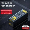 PD22.5W 20000mAh Battery Transparent Power Bank LED Display Screen Fast