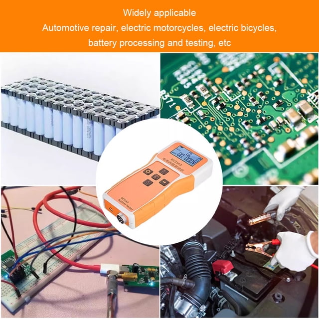 Langgg Intelligent Control Lithium Battery Tester With Kelvin Four Wire Clamp And Embedded Kalman fixture