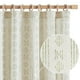 thumbnail image 1 of Cortinas Jinchan Boho para sala de estar, granja, 214 cm, 2 paneles, 1 of 9