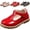 Red, variant on Girl's T-Strap School Uniform Dress Shoe Mary Jane Princess Flat