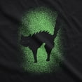 thumbnail image 2 of Mens Glowing Cat T Shirt Glow In The Dark Cool Halloween Pet Lover Tee Graphic Tees, 2 of 9