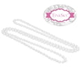thumbnail image 2 of WORGEOUS Tinksky 1.5m Fashion Faux Pearls Collar Collar de perlas largas para mujeres Fiesta de disfraces (blanco), 2 of 7