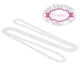 thumbnail image 2 of WORGEOUS Tinksky 1.5m Fashion Faux Pearls Collar Collar de perlas largas para mujeres Fiesta de disfraces (blanco), 2 of 7