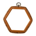 thumbnail image 3 of amagogo Cross Stitch Embroidery Hoop Cross Stitch Hoop Display Frame Decoration DIY 15.5x14cm, 3 of 9