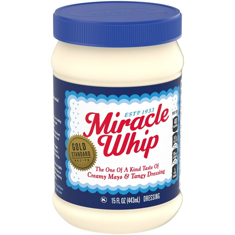 Miracle Whip Miracle Whip Mayonnaise, 8oz jar, 0.5 Pound