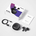 thumbnail image 2 of Audifonos Manos Libres Filwans TWS Gt Zero Enc Gamer Auriculares Inalámbricos Bluetooth 5.4 Microfono Color Negro, 2 of 3