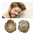 thumbnail image 2 of Soft Real All PU Injected Base 6 Inch Short Hair Men Toupee Human Hair System, 2 of 7