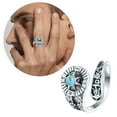 Adventure Themed Adjustable Vintage Rings with Natural Turquoise ...