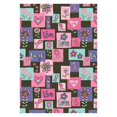 thumbnail image 1 of Toland Home Garden Live Love Laugh Forever 12.5 x 18 Inch Decorative Pink Breast Cancer Support Ribbon Collage Garden Flag, 1 of 1