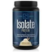 Siren Labs Isolate Premium Whey Protein Powder-Keto Friendly- Isolate and Hydrolysate with Amino Acids including Glutamine for Lean Muscle Growth and Recovery - Vanilla Ice Cream (30 Servings)