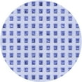 thumbnail image 1 of Ahgly Company Machine Washable Indoor Round Transitional Heavenly Blue Area Rugs, 8' Round, 1 of 7