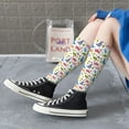 thumbnail image 5 of Naloa Cute Dinosaur Thigh High Socks Extra Long Stretchy Sock Women Over Knee High Opaque Stocking Daily Wear, 5 of 6