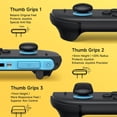 thumbnail image 6 of JSAUX Thumb Grips for Nintendo Switch 2 (2025), Switch Thumb Grip Caps, Ergonomic Design, Enhanced Grip, Comfortable & Durable, Joycon Grip Button Stick Cover-GP0404, 6 of 8