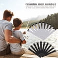 thumbnail image 4 of Pesca Caña de pescar Tie Strap Tirantes Sujetador Hook Loop Ties Belt White 10pcs JShteea El nuevo, 4 of 9